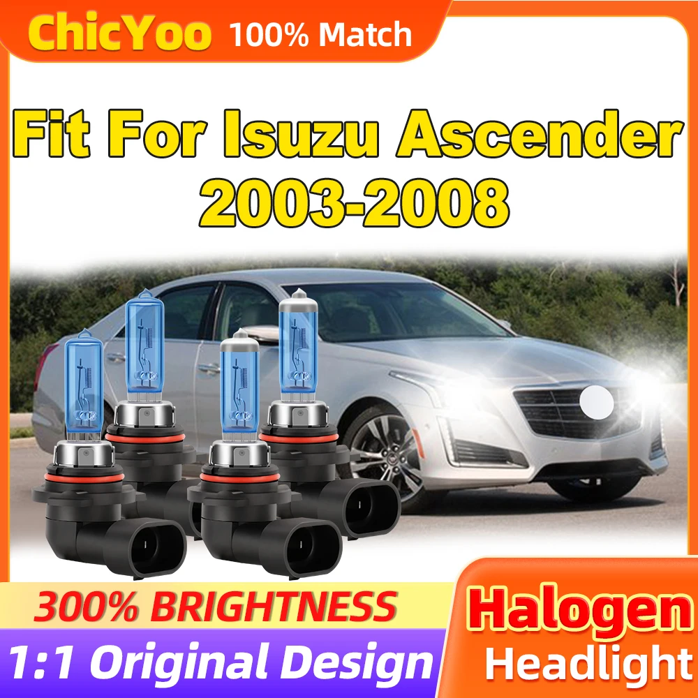 

Fit For Isuzu Ascender 2003 2004 2005 2006 2007 2008 200W Halogen Bulbs 24000LM Car Lights 12V 6500K White Halogen Headlights