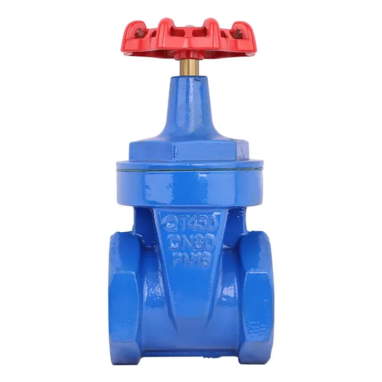 TF Screwed Ends Resilient Gate Valve DN15 PN25 Ductile Iron Thread Gate Valve Threaded connection concealed soft seal gate valve