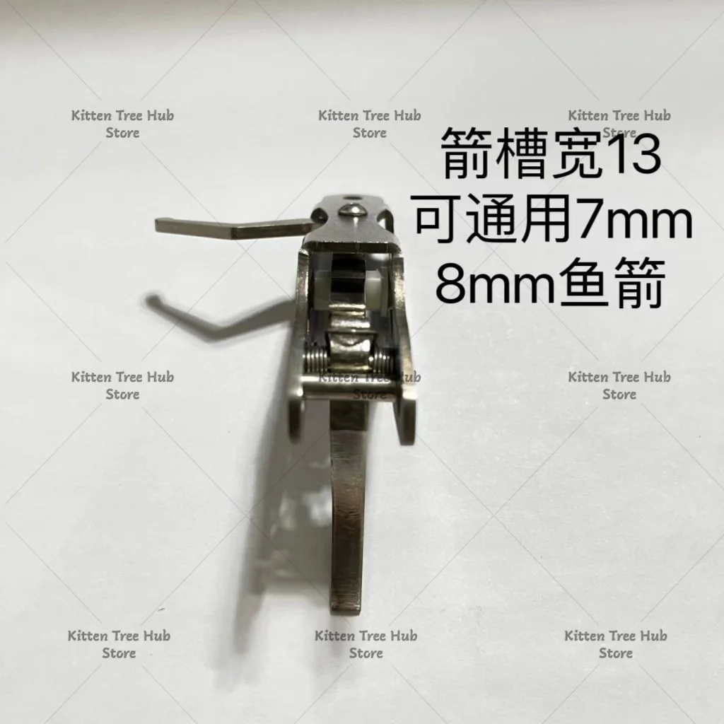 Diving Teak Wood Speargun Trigger Fishing Hunting Gear Shark Fin Fish Arrow Machine Base DIY Speargun Stainless Steel view 3