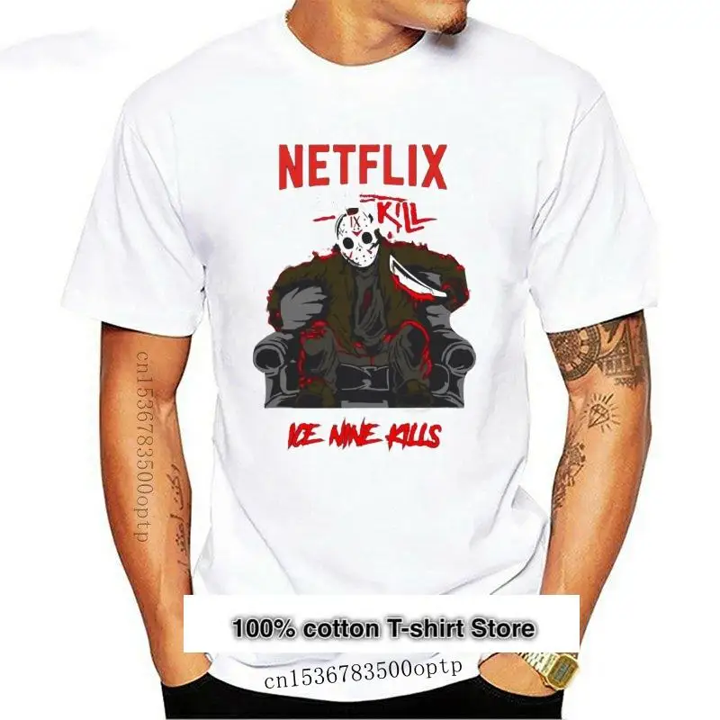 Camiseta con estampado de Jason Voorhees, camiseta con personalidad, Netflix, Kill Ice Nine Kills, regalo, nueva Camiseta con estampado de Jason Voorhees, camiseta con personalidad, Netflix, Kill Ice Nine Kills, regalo, nueva