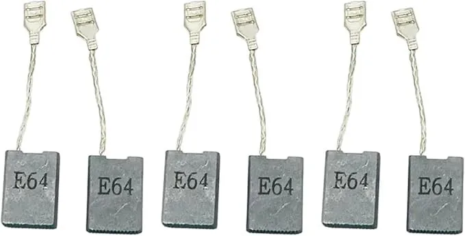 

For Bosch Angle Grinders GWS22-230, GWS18-180, GWS20-180, GWS20-230: 6-Piece Carbon Brush Set - Suitable for Part 1607014171