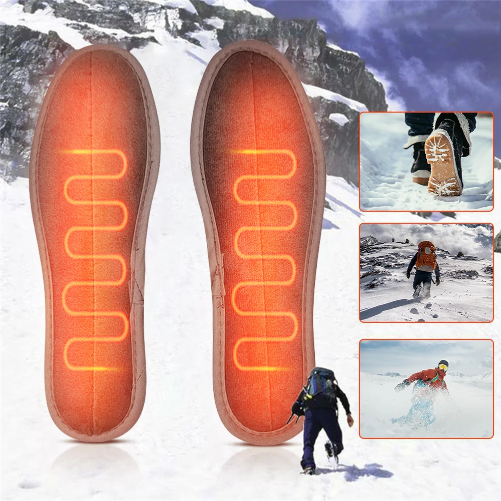 

Electric Foot Warming Pad Constant Temperature Electric Heated Insoles Fast Heating Electric Heated Shoes Pad for Outdoor Skiing