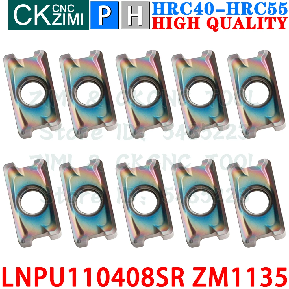 LNPU110408SR ZM1135 LNPU 110408 SR ZM1135 LNPU110408 LNMU 1104 كربيد إدراج تغذية سريعة طحن إدراج التصنيع باستخدام الحاسب الآلي فهرسة أدوات تعدين القطع الثقيلة