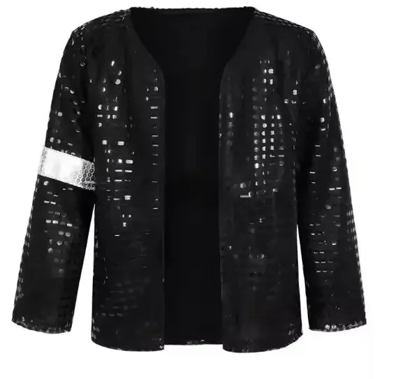 Michael Jackson for Kids Clothes Cosplay Birthday Party Dance Performance Children's Costume Pop Star Boys Girls Dance Outfits view 2
