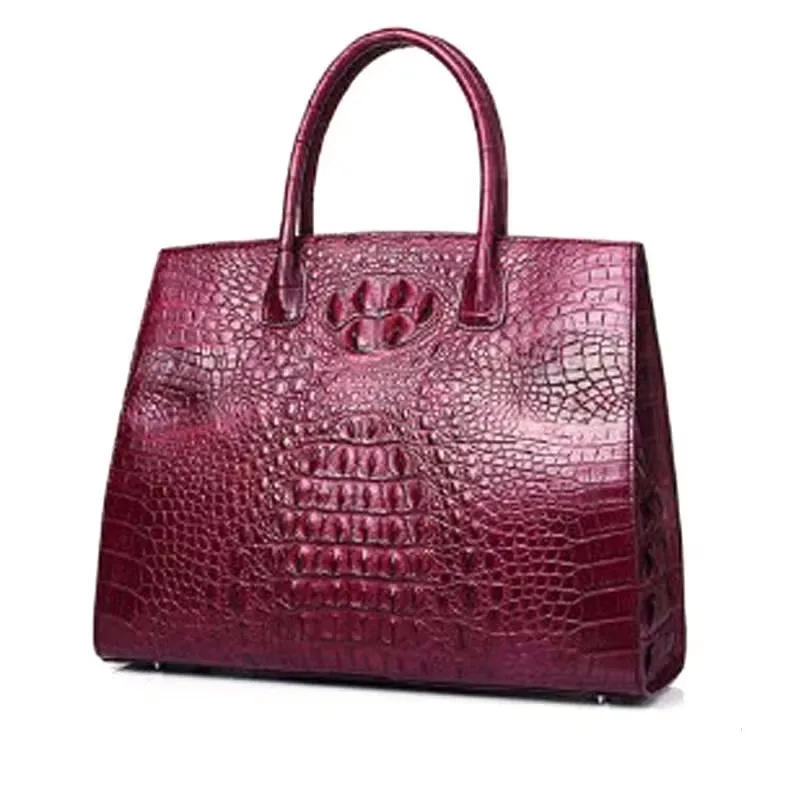 gete  new Crocodile handbag imported from fashionable European and American handbag bag