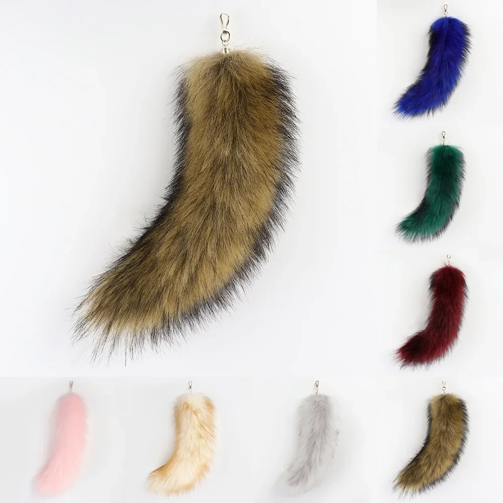 

Plush Fox Tail Halloween Anime Realistic Handmade Animal Tail Pendant Waist Cosplay Accessory Tail Comic Exhibition