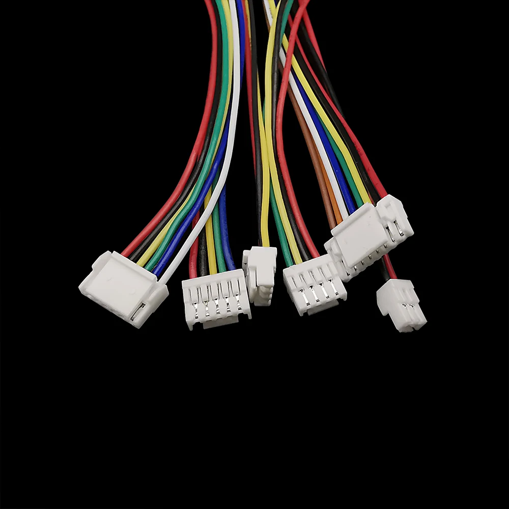 10Pcs Micro JST GH 1.25mm Pitch Male Plug Electronic 150mm Cable Wire Connector 2/3/4/5/6/7/8/9/10Pin 28AWG