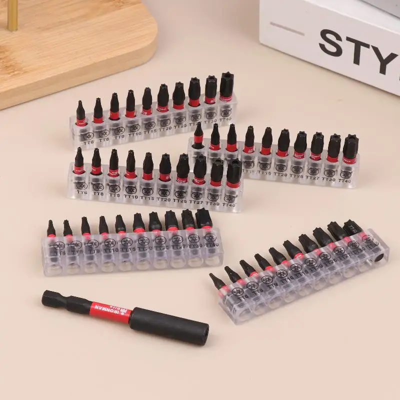 1Set Multi Hex Head Metric Insert Bits Set,S2 Steel Hex Screwdriver Bit Set With Base And 3 In Bit Holder