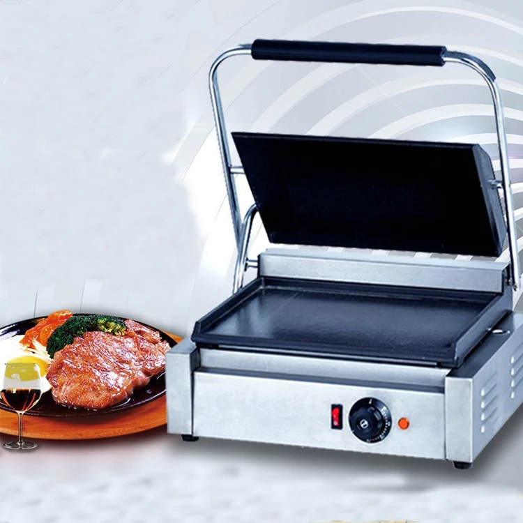 Hotel Kitchen Catering Equipment Stainless Steel Tabletop Restaurant Electric Steak Grill