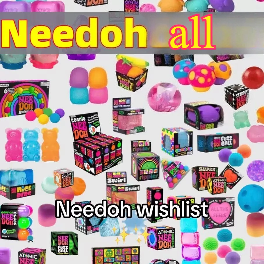 Needoh DohJees Emotional Stress Relief Squeeze Venting Decompression Squishy Sensory Fidget Surprise Blind Box Adult Ssss
