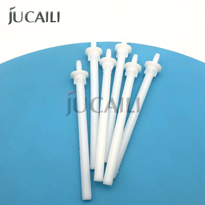 JUCAILI 10PCS 93mm Ink Cartridge Hose Connector – for Roland/Mimaki Eco Solvent Printer – 220mL Sub Tank Supply Pipe