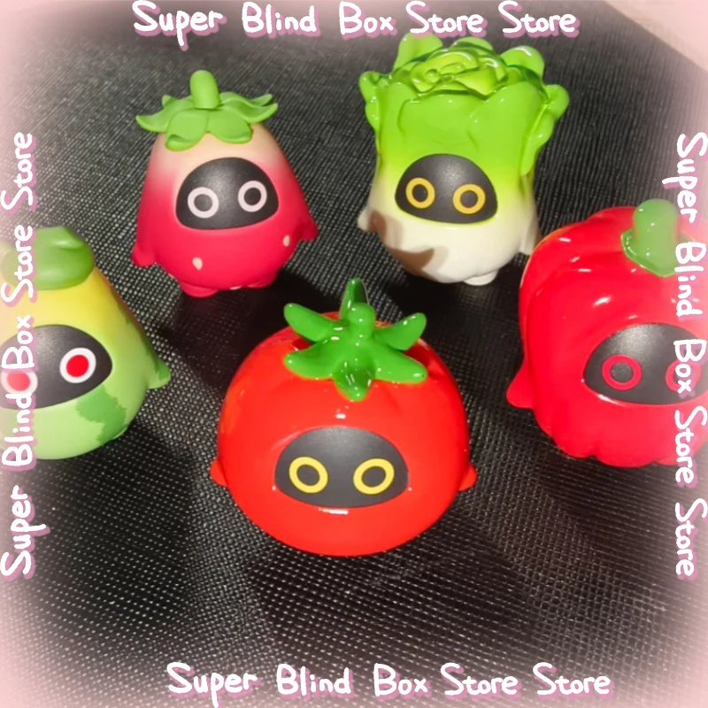 

Оригинальный новый Zenless Zone Zero Bangboo, овощи, фрукты, кантри, мини-слепая коробка, милая модная коллекция, настольное украшение, подарок для ребенка