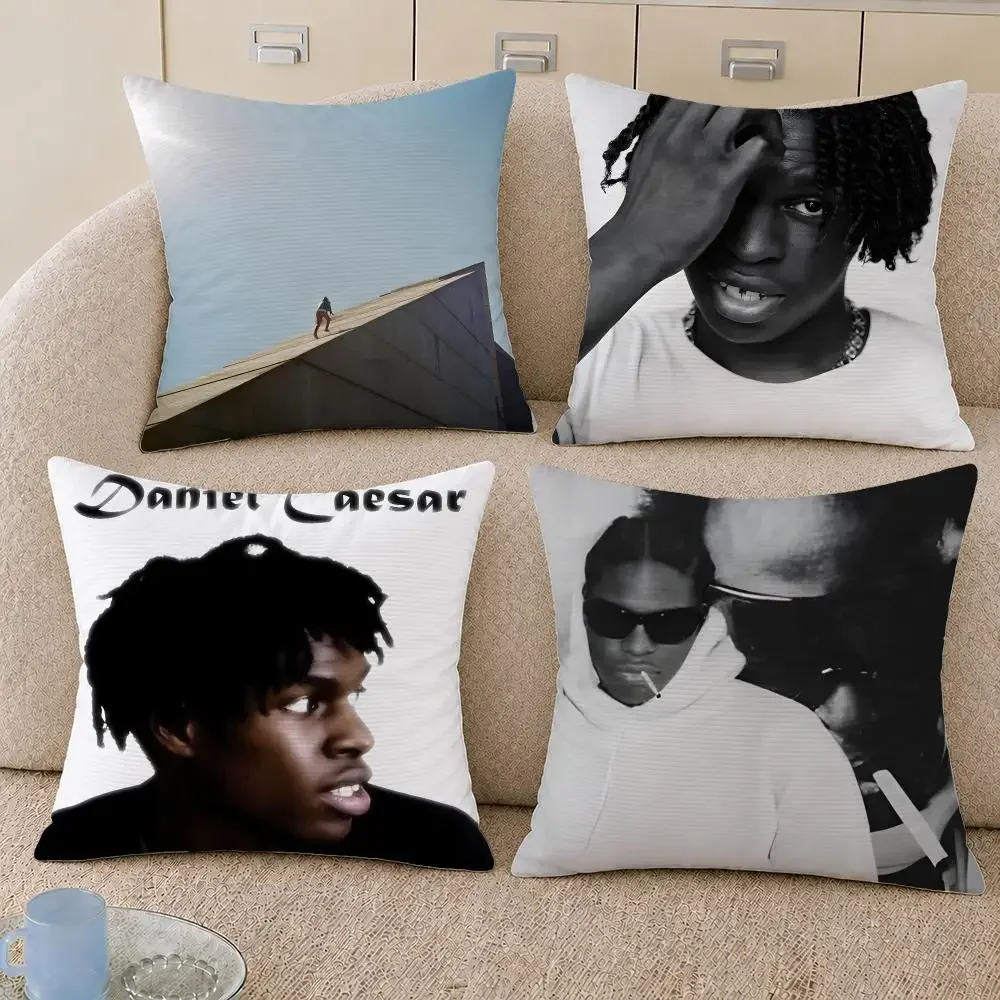 Singer Daniel Caesar Neo Soul Freudian Cushion Cover Decorative Pillowcase Soft Short Plush Cozy Durable Sofa Home Decor Items