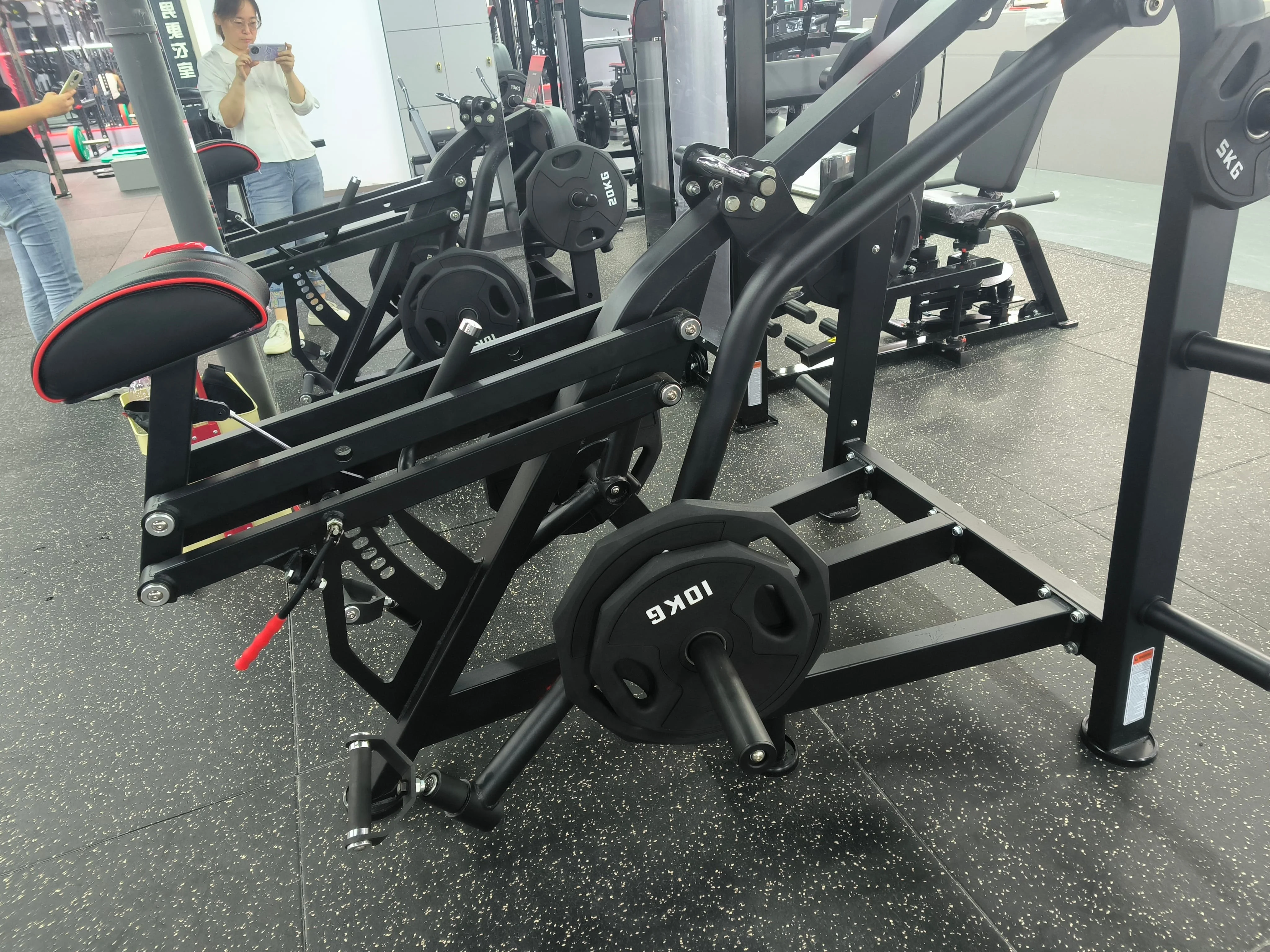 Commercial Strength Training Equipment Plated Loaded Arm Back Muscle Exercise Rowing Strength Training Rowing Machine T Bar Row