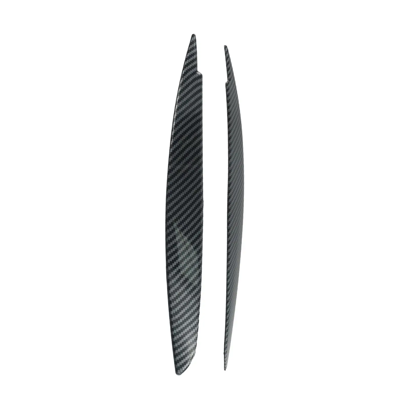2pcs Car Carbon Fiber for Black Headlight Eye Lid Covers For BMW 1 Series for e88 2 Door Convertible 2008-2013 E82 Coupe