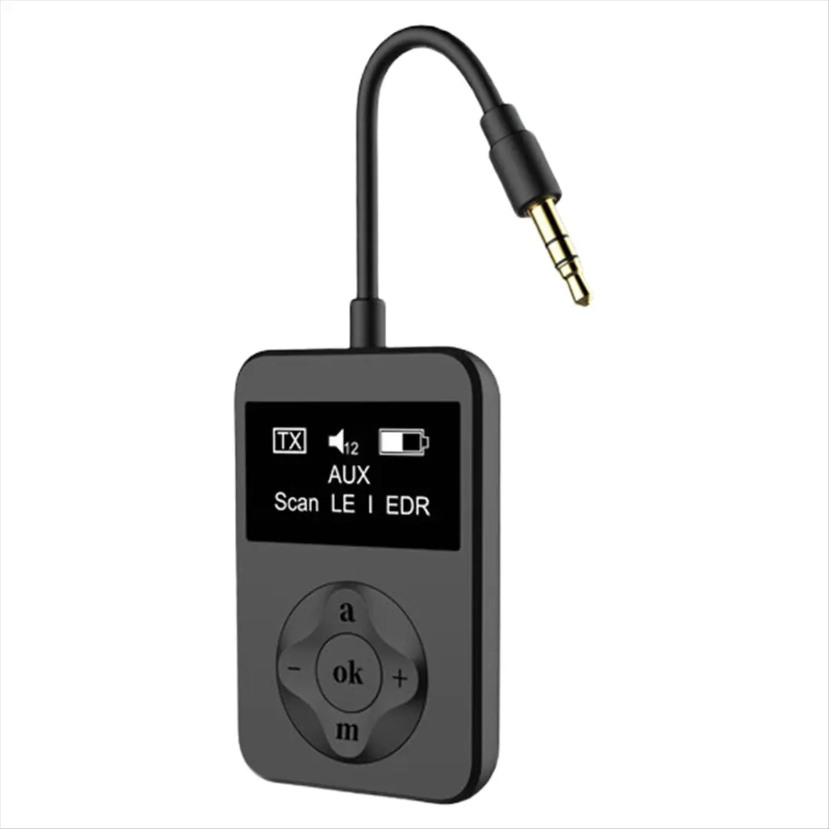 DTC5 LE Audio Bluetooth 5.4 Audio Transmitter Adapter for TV Headphones with Lossless Auracast LC3 for Gaming Music