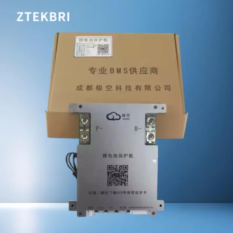 ZTEKBRI إعادة شحن بطارية Lifepo4 الذكية BMS مع شاشة LCD، مخزون الاتحاد الأوروبي لأسنان بيو لـ 8S 300Ah التوازن التلقائي 0.4A 0.6A