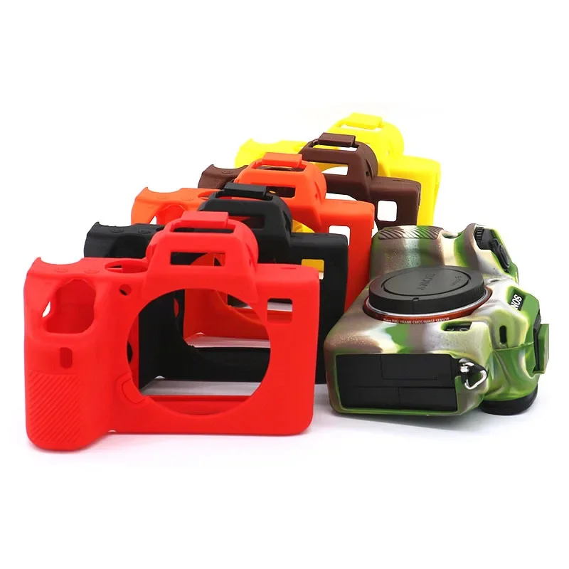 

Silicone camera protective leather case cover For Sony camera mirrorless camera A73 A9 a7rm3 a7r3iii