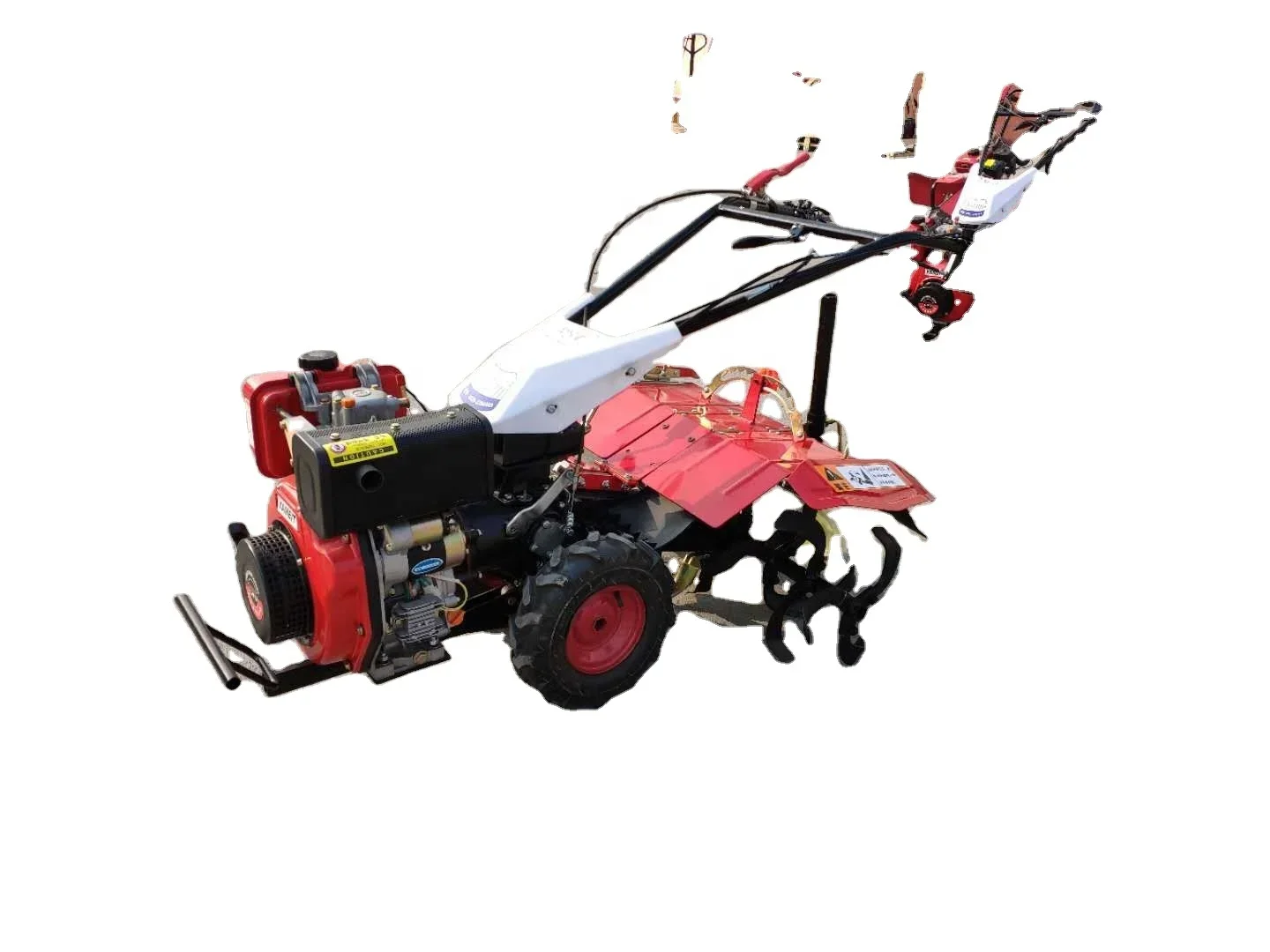 2023 New gasoline mini tiller agricultural machines farming tools cultivator