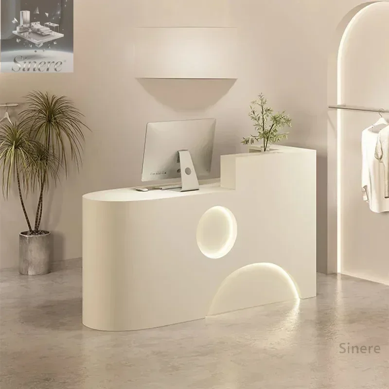 

Conference Modern Reception Desk Outdoor Hotel Beauty Reception Desk Supermarket Barber Shop Bar Commercial Display Rack New