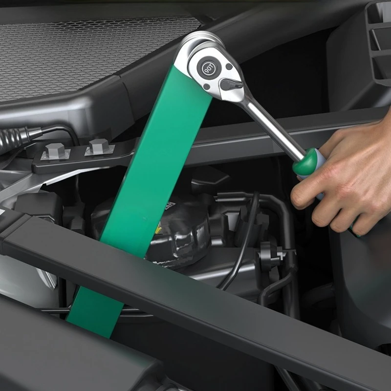 Multi-Functional Ratchet Wrench Socket Quick Release Extension Rod Tool for Auto Repair And Maintenance