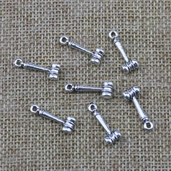 10pcs/lot 7*19mm Antique Silver Color Hammer Tool Hammer Charm Pendants For Jewelry Making DIY Handmade Craft