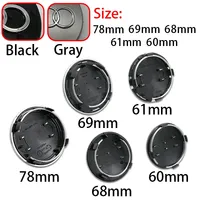 4Pcs 60mm 61mm 68mm 69mm Car Styling Wheel Center Cap Hub Covers Badge For Aodi TT B5 B6 B7 B8 8P 8V 8L C6 C7 4F A1 A3 A5 A6 Q3