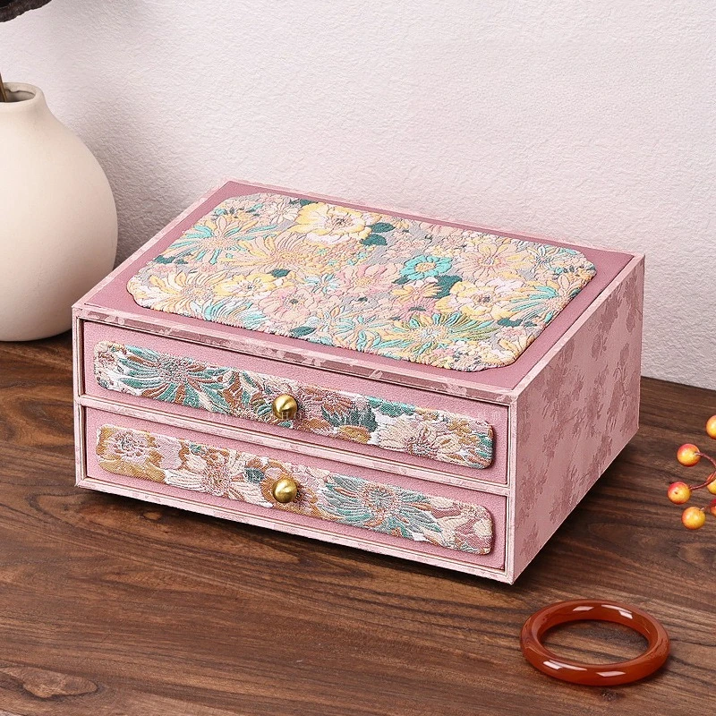 Luxury Jewelry Box Large Capacity Ring Bracelet Storage Boxes Girl Necklaces Earring Organizer Travelling Jewelry Box Women Gift