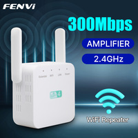 fenvi WiFi Repeater Router 300M Long Range Signal 2.4G Wi-Fi Booster Wireless Amplifier High Gain Antennas