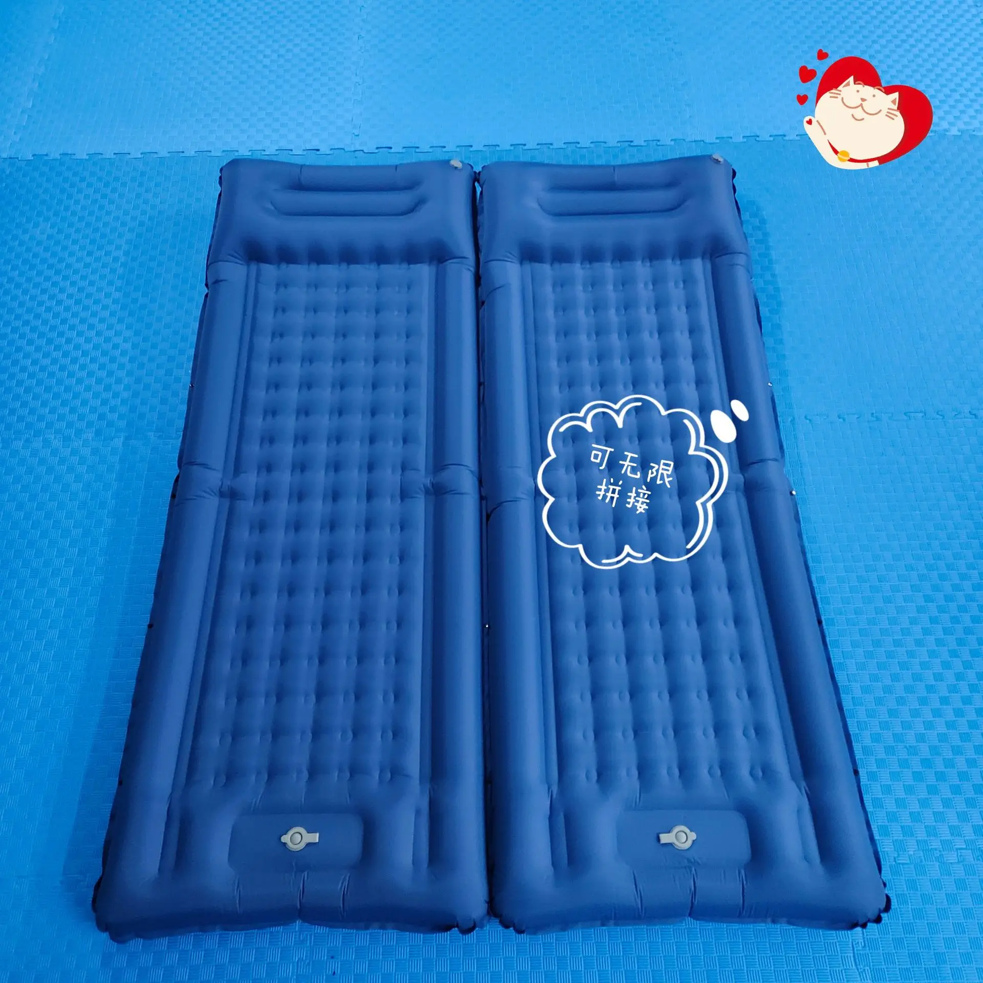 

Outdoor Pull-Down Air Mattress Camper Car Tent Inflatable Mattress Portable Camping Floor Sleeping Mat Camping Equipment