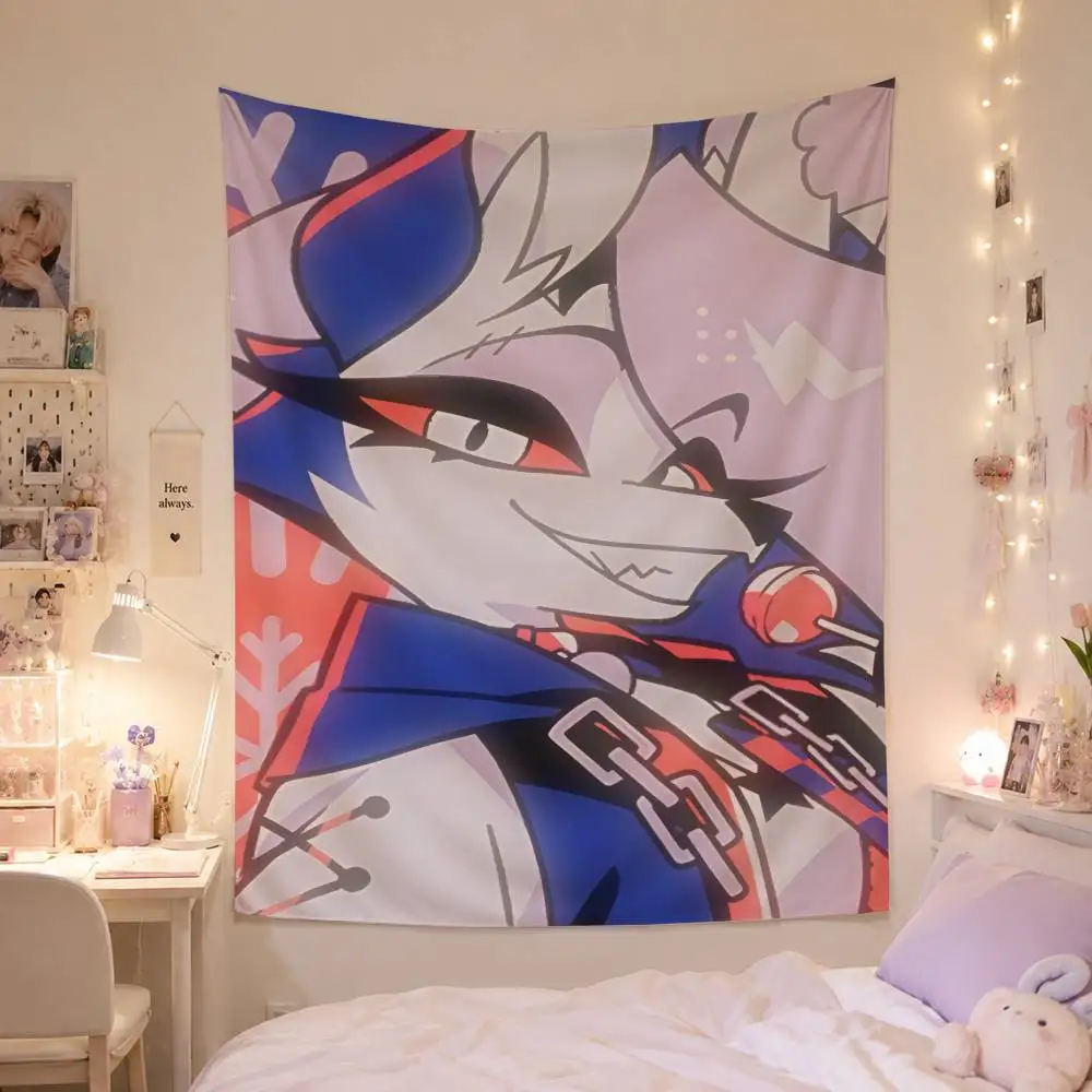loona H-Helluva B-Boss Flag Digital Printing Banner for Garage Wall Out Door Decoration