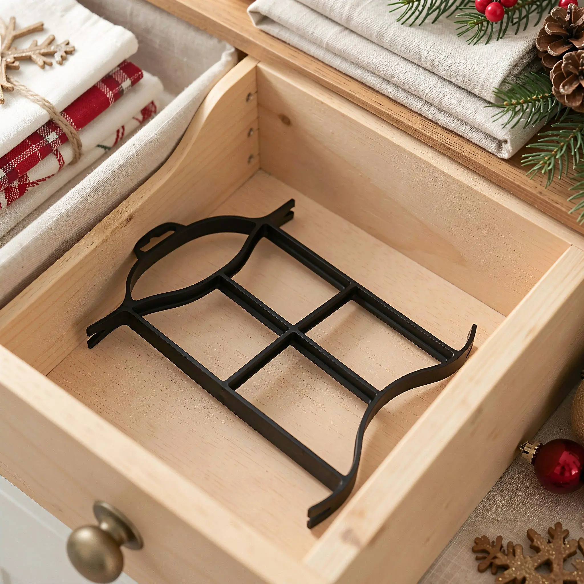 Black Christmas String Light Storage Holder Cord Winder Winding up Organizer Frame Hanger for Fairy Holiday Lights Storage