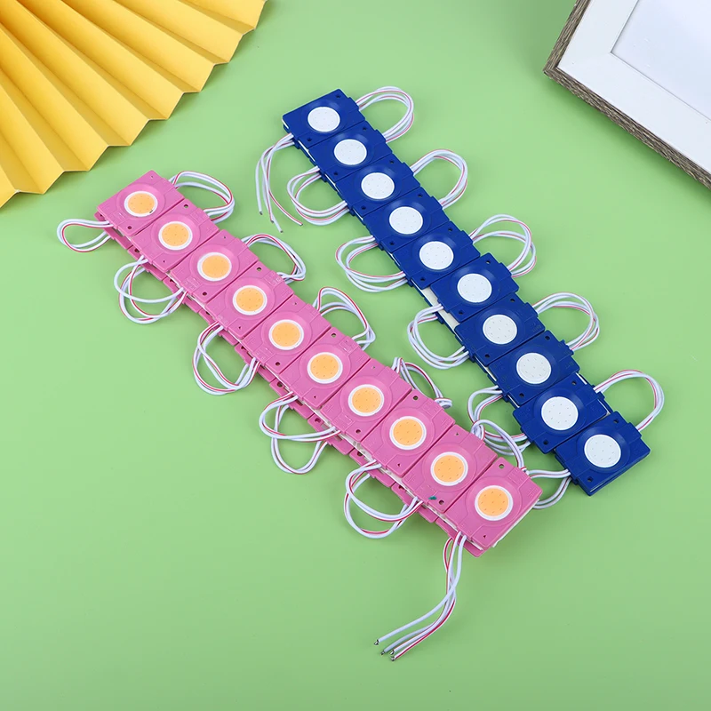 20Pcs Led Module 12V COB Mini Led Light Waterproof Advertisement Led Panel Digital Sign Warm White Red Green Blue Backlight