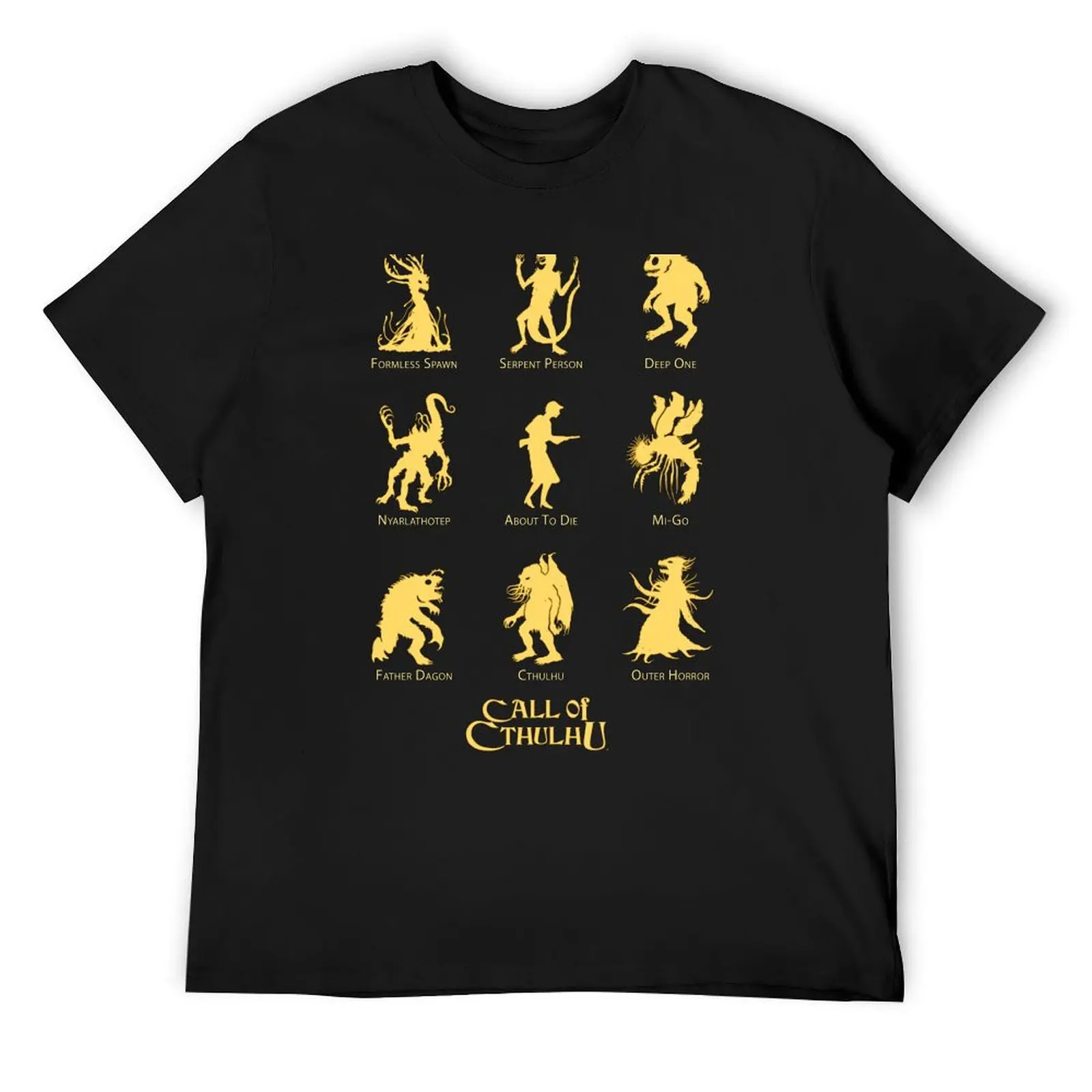 

Call of Cthulhu - Know Your Monsters T-Shirt