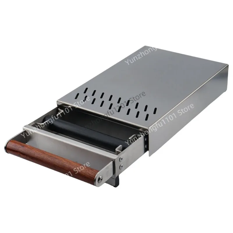 Stainless Steel Coffee Grounds Knock Box Barista Tools Espresso Coffee Knock Box Drawer With Handle
