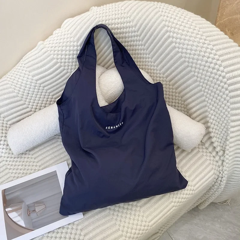 2024 Summer New Shopping Canvas Bag Large Capacity Shoulder Tote Bags for Women Summer New Handbag image 5