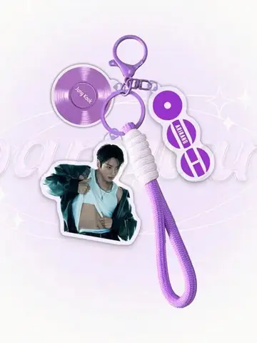 BTS Member Acrylic Keychain With Personalized Charm For Bag Car Key Decor Gift