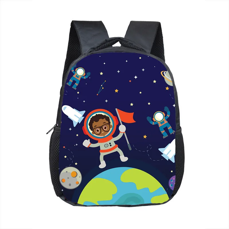 Cartoon Boy Backpack Children's Burden Reduction Polyester Shoulder Bag Mochila Escolar School Bags Rugzak