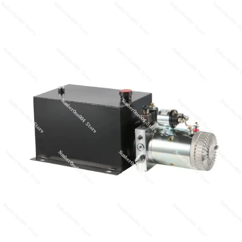 DC Motor Power Unit Oil Tank Hydraulic Cylinder Gear Pump Dump Trailer Power Unit