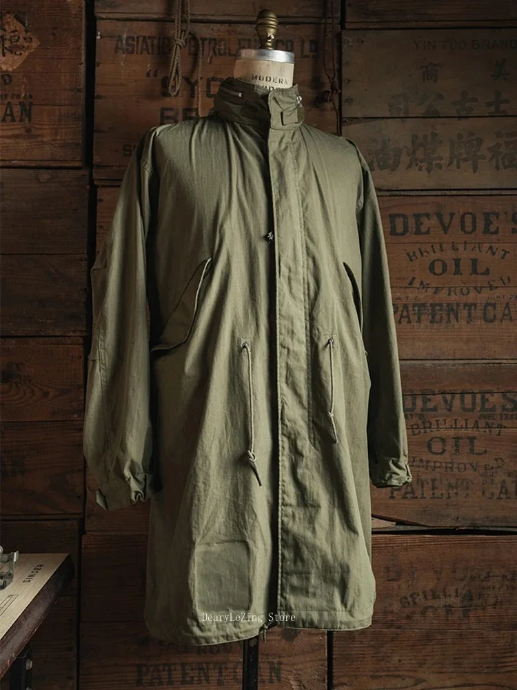 Rugged Bronson M-65 Fishtail Parka with Hidden Hood Military
