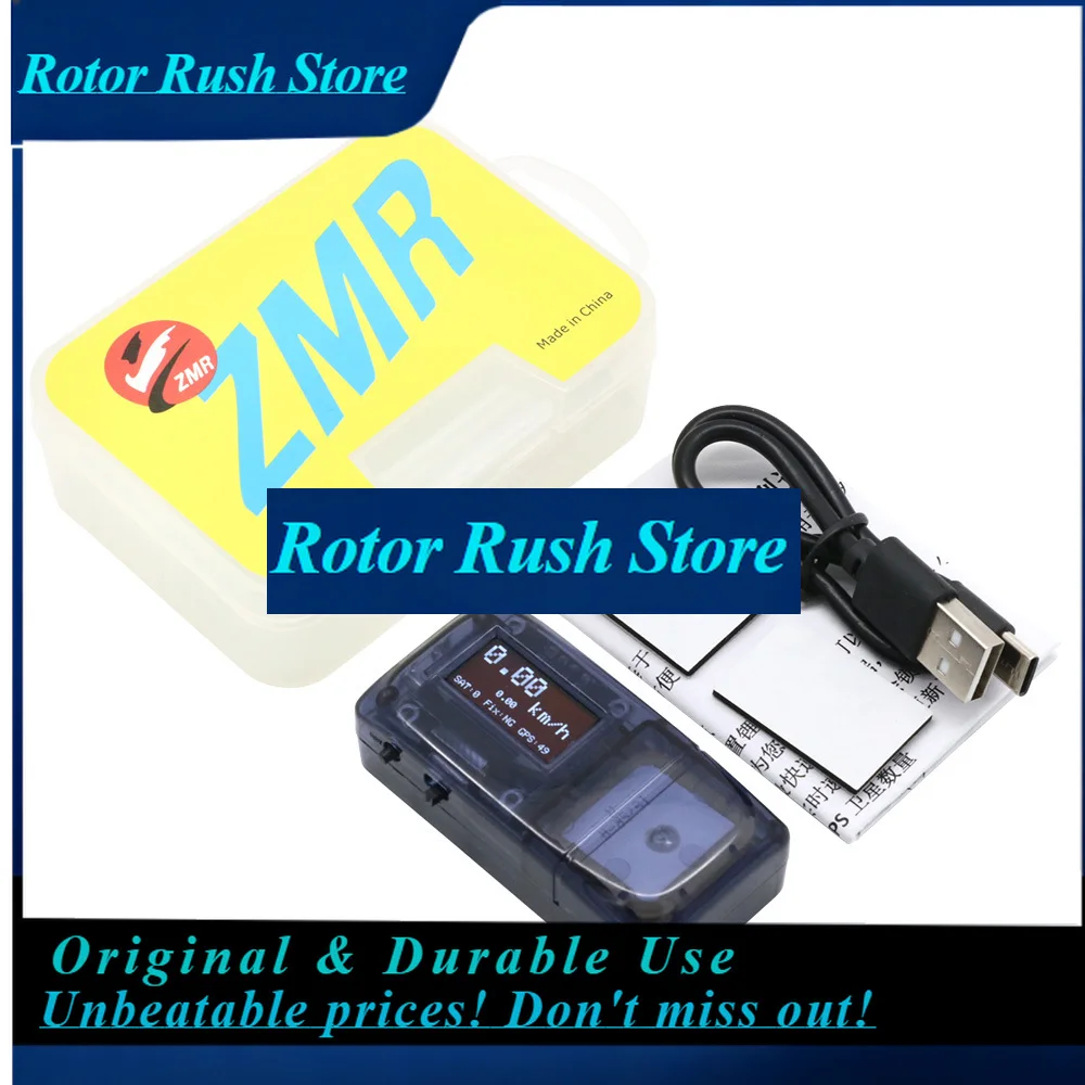 RoRuSZMR GPS Speed Detector Speedometer Built-in LIPO Battery For RC Model Airplane FPV Racing Freestyle Drones DIY Parts