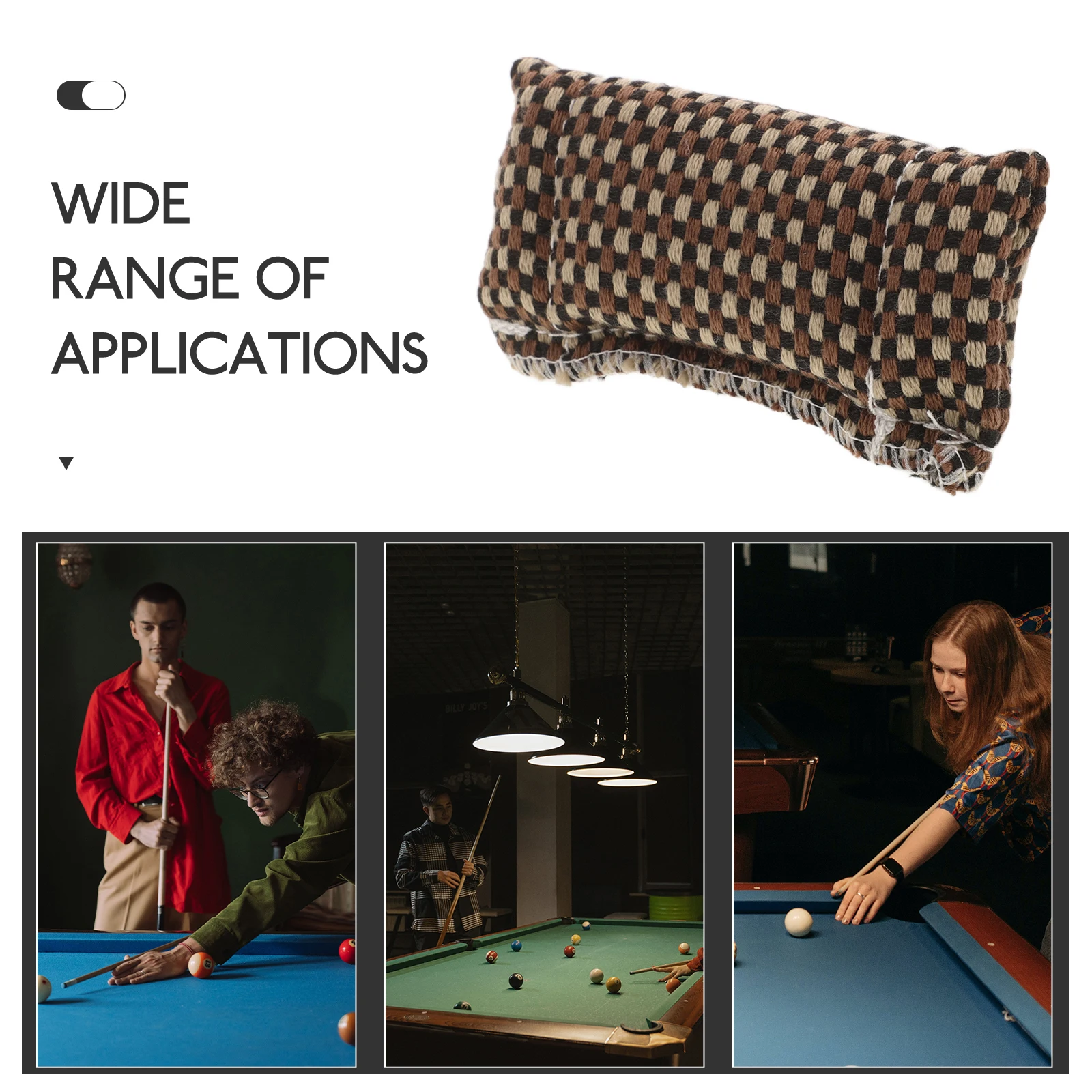 Cue Cleaning Cloth Smooth Performance Polishing Function Portable Size Billiard Pole Cleaner Wipe for Snooker