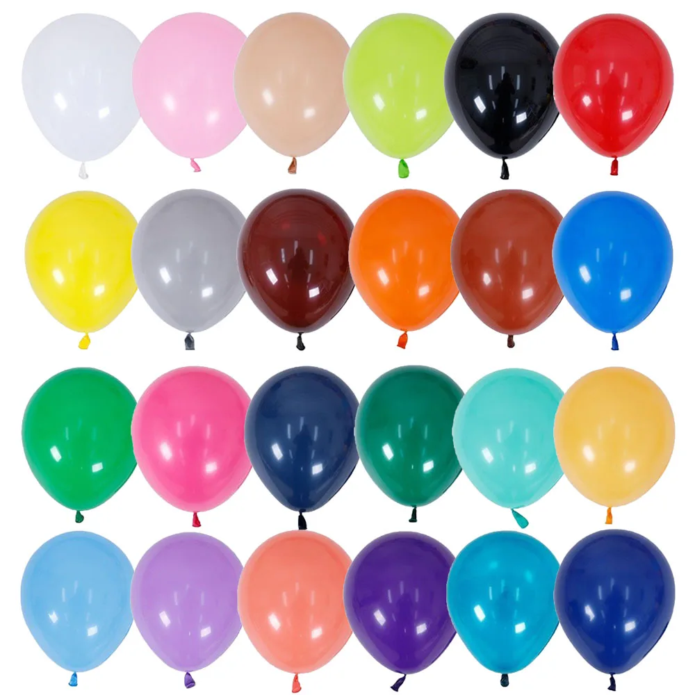 

100pcs 10Inch Latex Balloons Birthday Theme Party Decoration Baby Shower Kids Inflatable Toy Anniversary Supplies Matte Globos