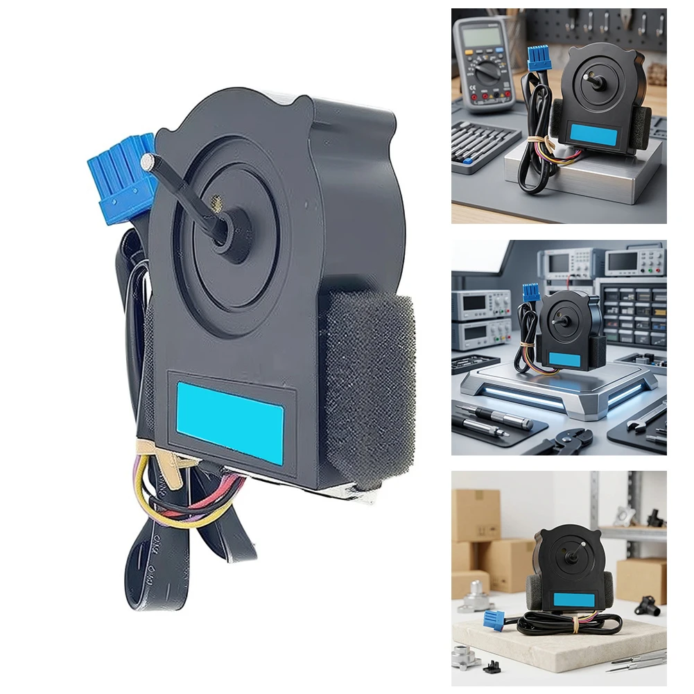 Evaporator Fan Motor EAU63103207 12V 4 Pin Metal Shaft for LG Kenmore Refrigerator Cooling Appliance Replacement Part DIY