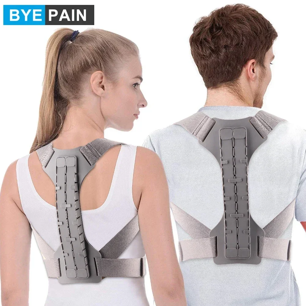 1Pcs Posture Corrector for Women, Adjustable Upper Back Brace for Clavicle Support and Providing Pain Relief from Neck, Shoulder