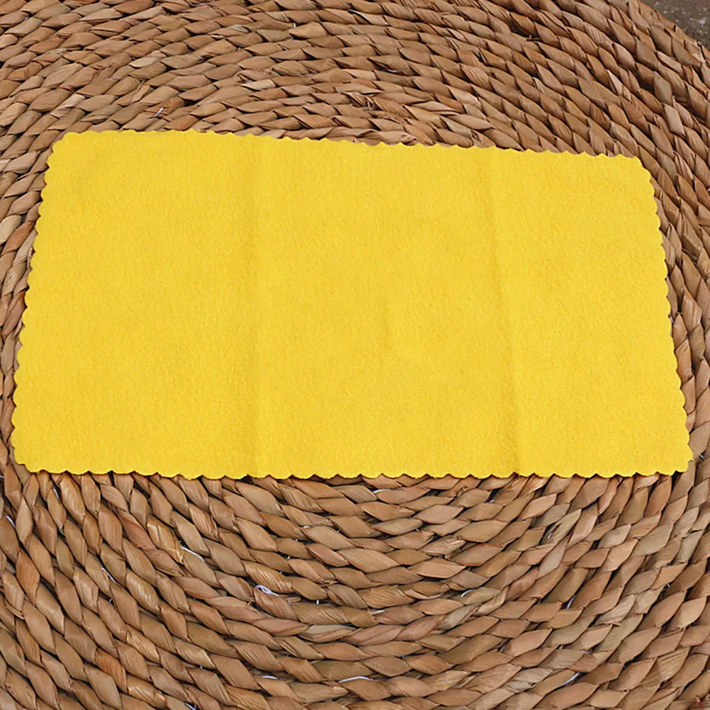 

10pcs Buddha Statue Cleaning Supplies High Quality Velvet Temple Towels Golden No Fading Gifts Pagoda