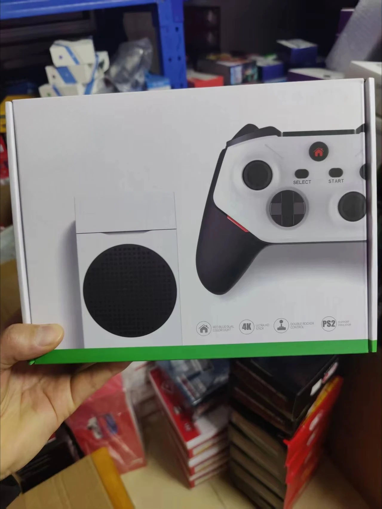 for M88 New Game Stick 20000+ Games 4K 3D Open Source Video Game Console for PS2 Simulator Rechargeable Control Handle Gift