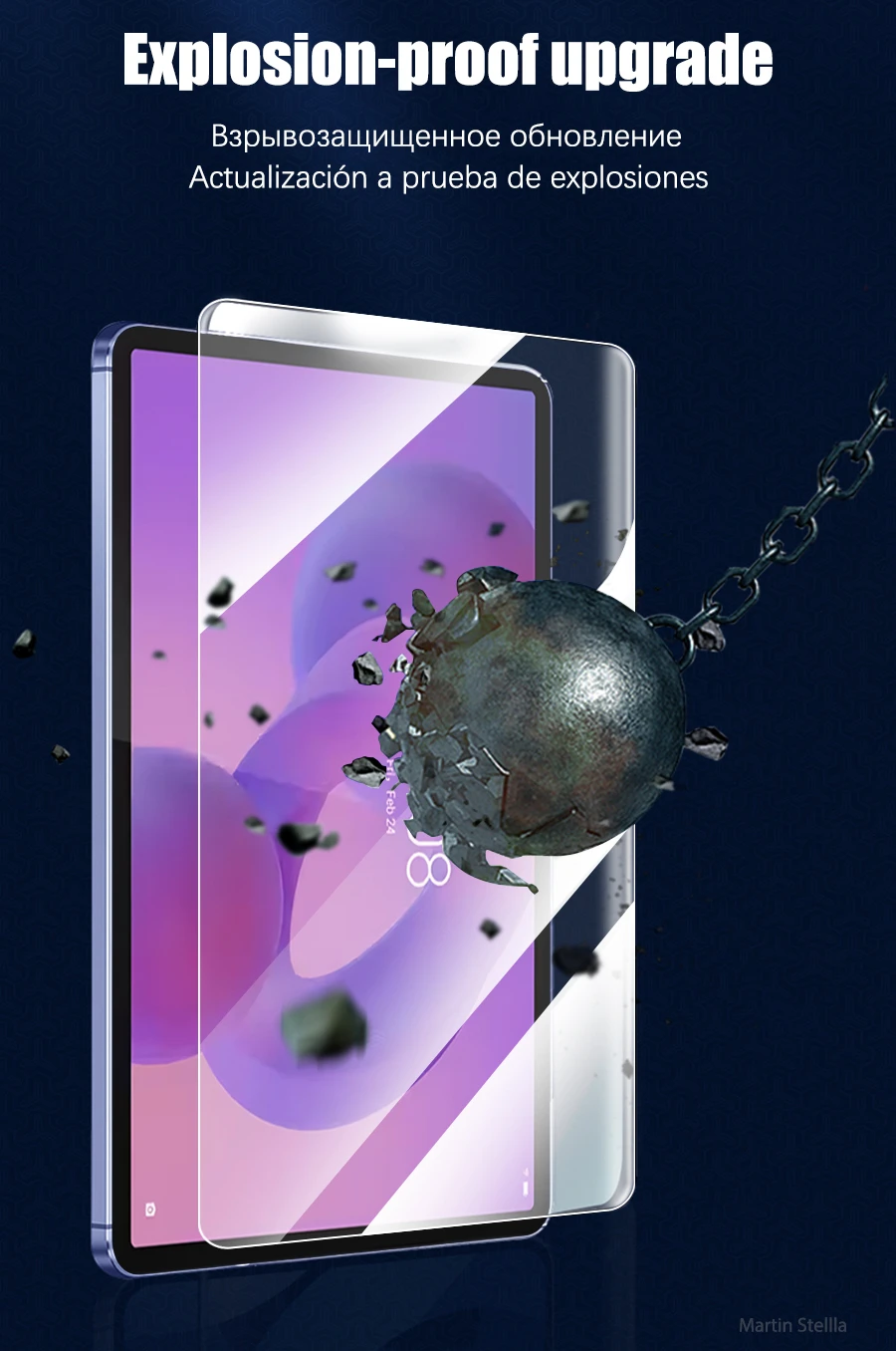 2 Stück Displayschutzfolie aus gehärtetem Glas für Lenovo Idea Tab Plus Pro 12,7 11 12,1 Zoll 9H Film – Detail 4