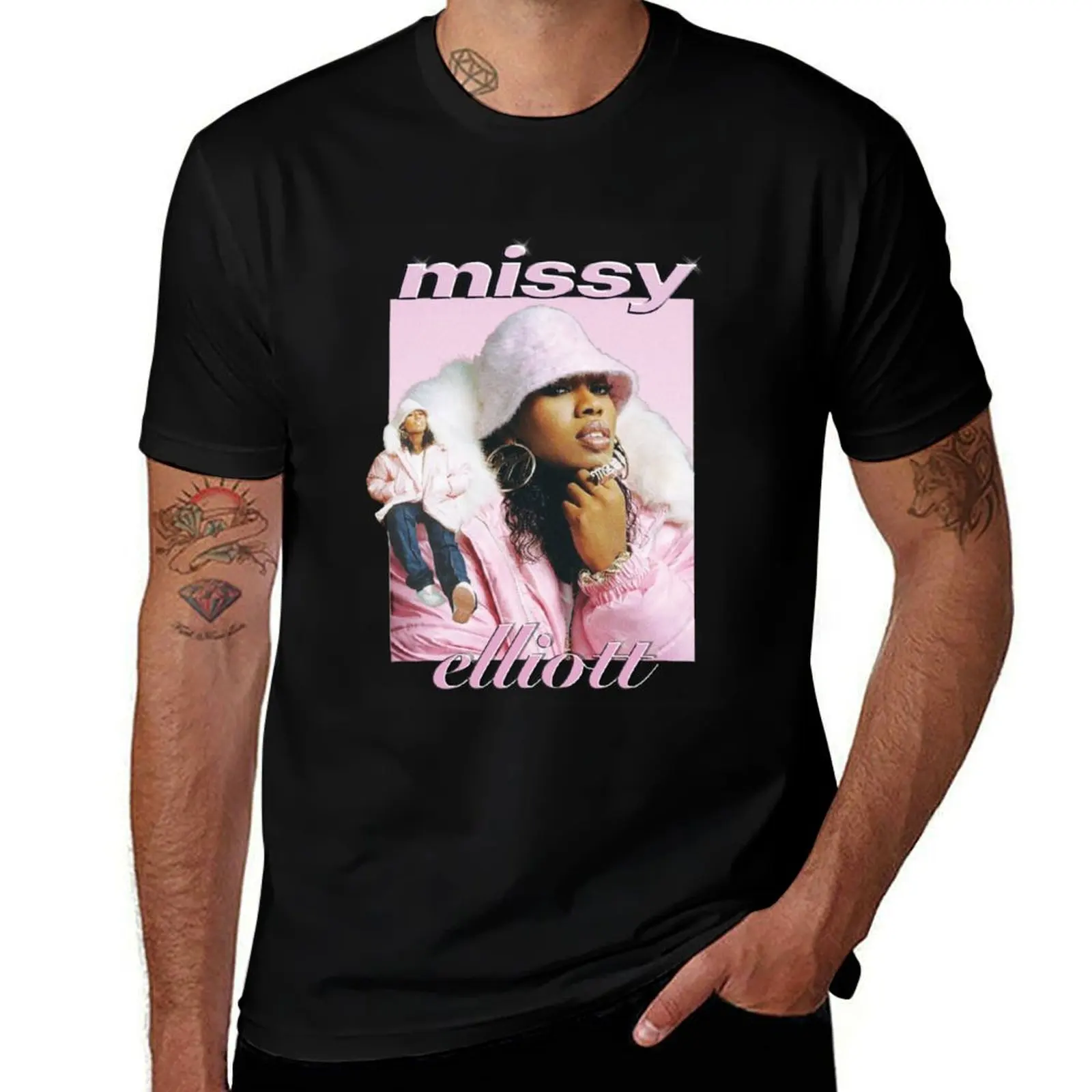 Missy Elliott throwback T-Shirt Street Fashion Casual Tee Shirt T-Shirt