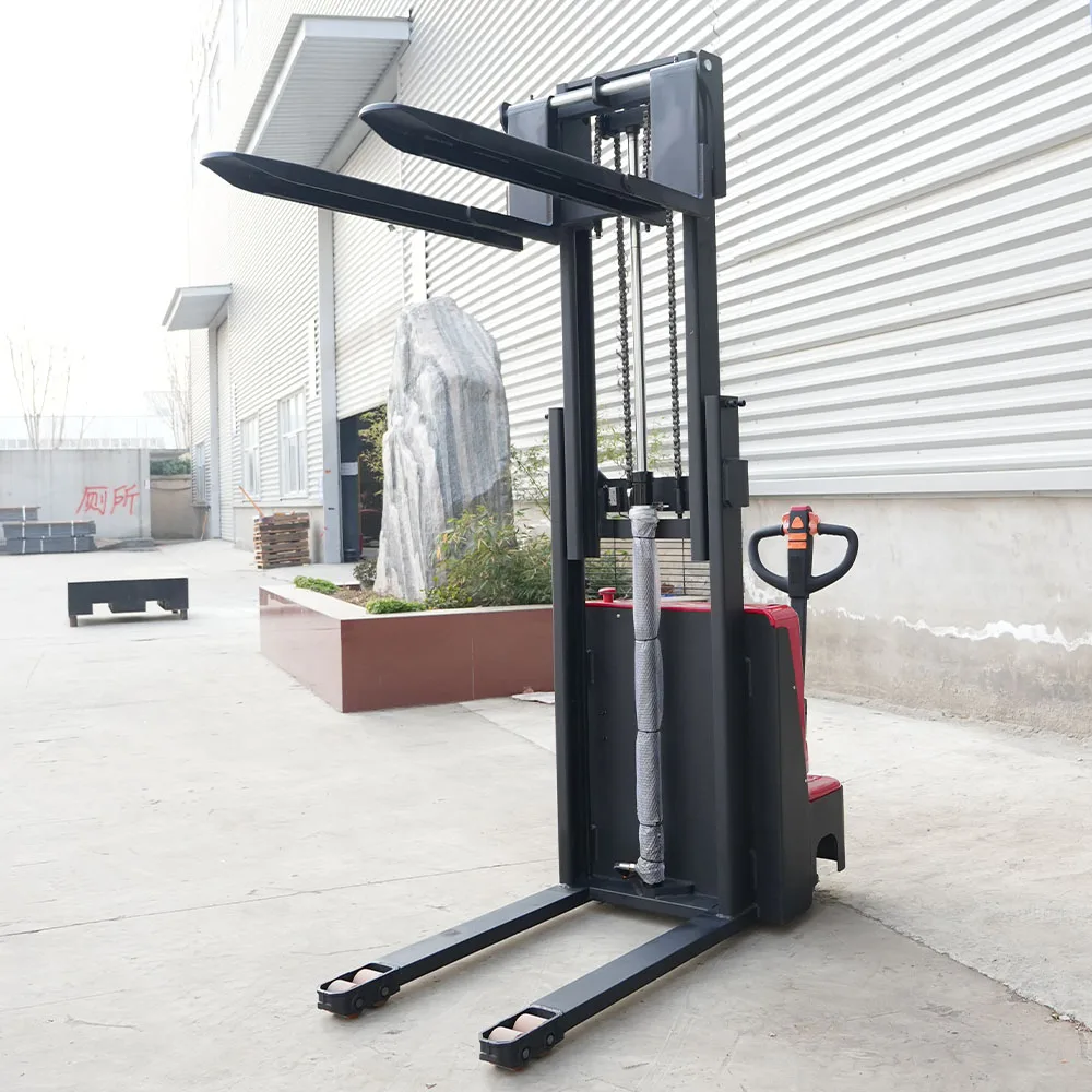 1.5ton Electric Forklift Pallet Stacker with 3.5m 4m 5.5m Lifting Height for Narrow Aisle Usage High-Density Storage